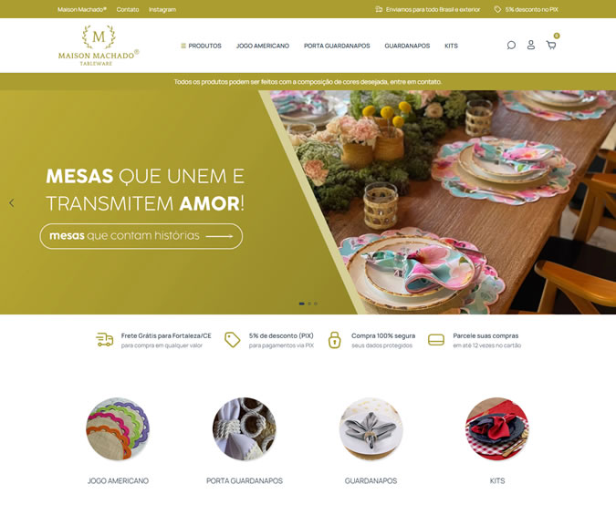 Maison Machado | Tableware