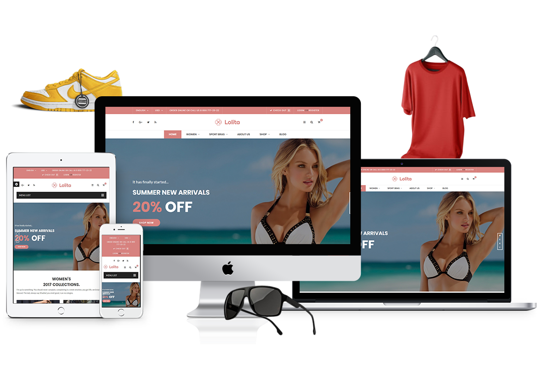 Loja virtual para Moda e Vestuário